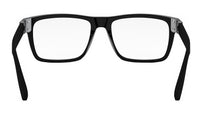 Aluminium Black Rectangular Eyeglasses