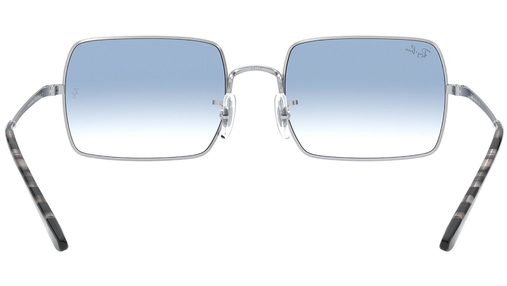 Rectangle RB1969 silver light blue