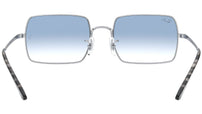 Rectangle RB1969 silver light blue