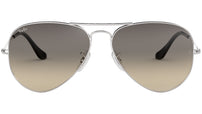 Aviator Gradient RB3025 003/32 Silver Grey