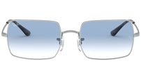 Rectangle RB1969 silver light blue