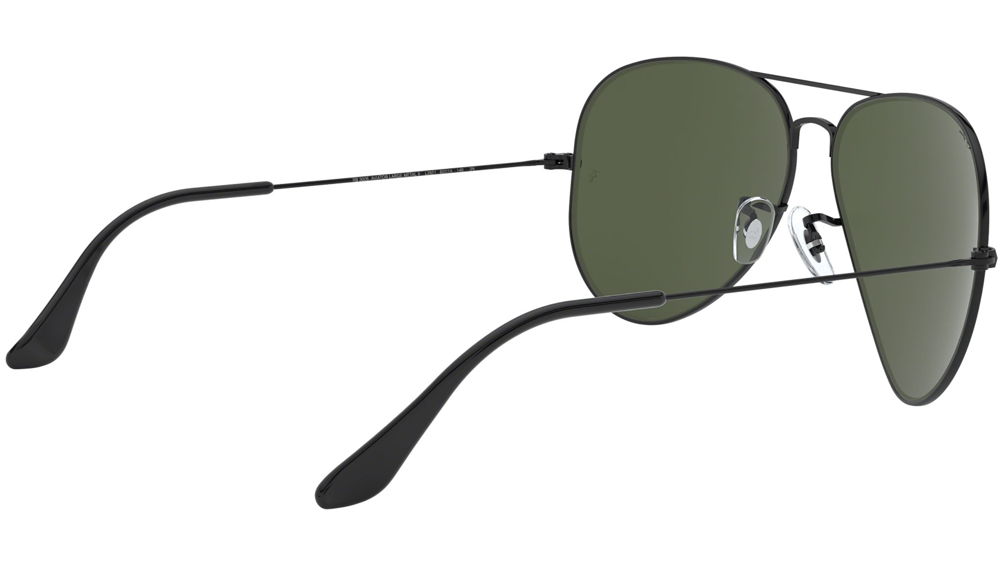 Aviator Large Metal II RB3026 L2821 Black Green