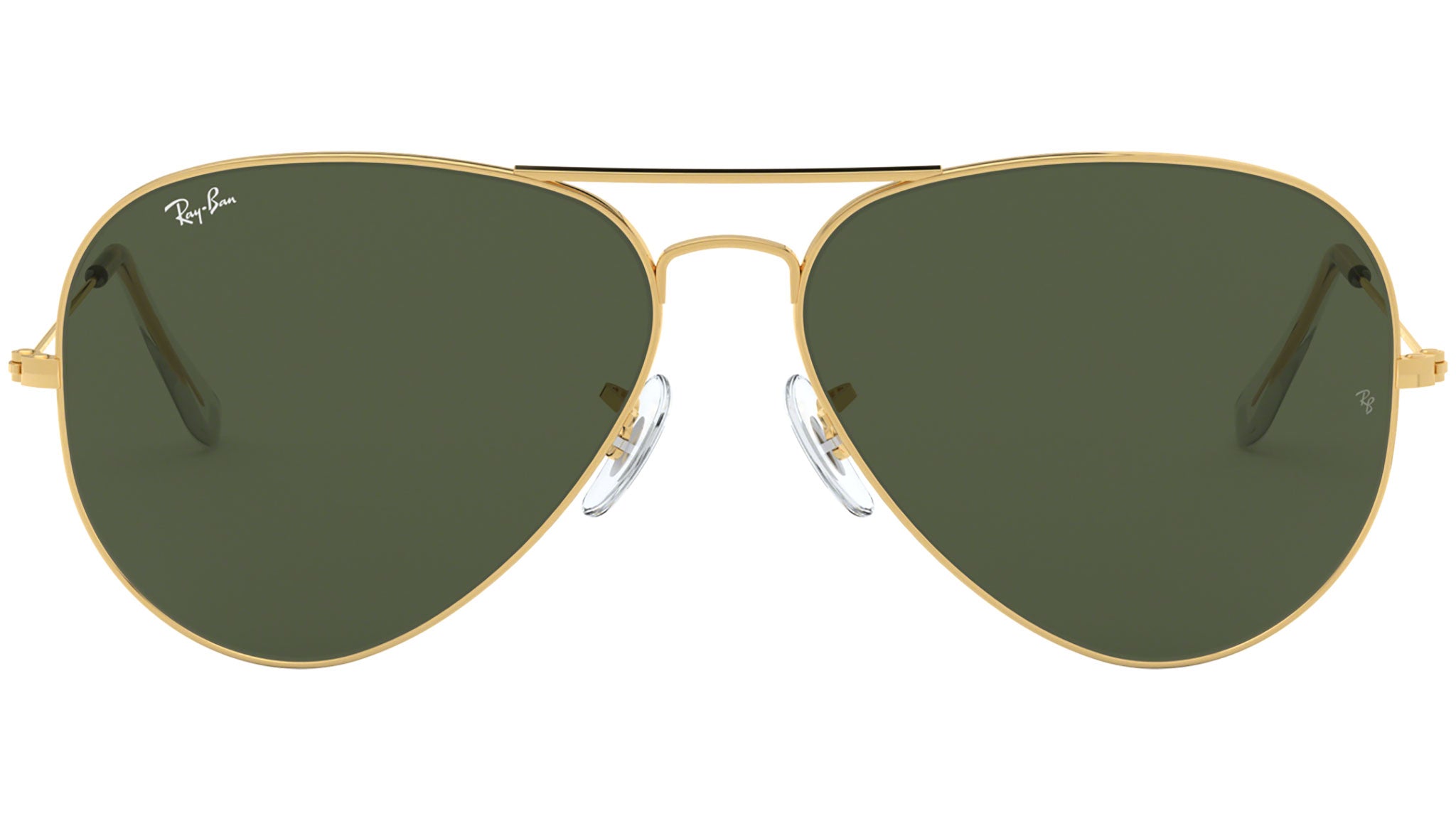 Aviator Large Metal II RB3026 L2846 Gold Green