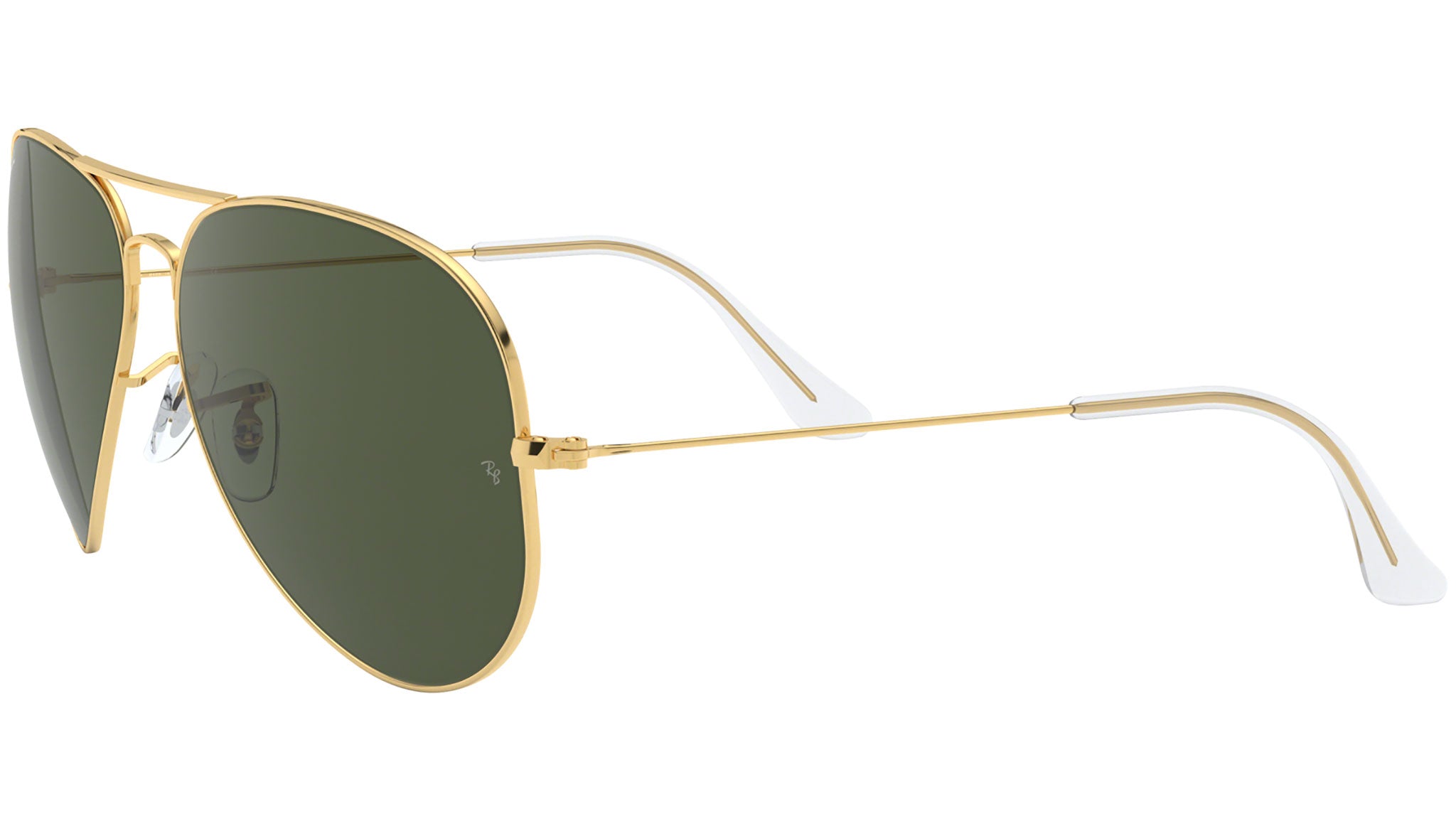 Aviator Large Metal II RB3026 L2846 Gold Green