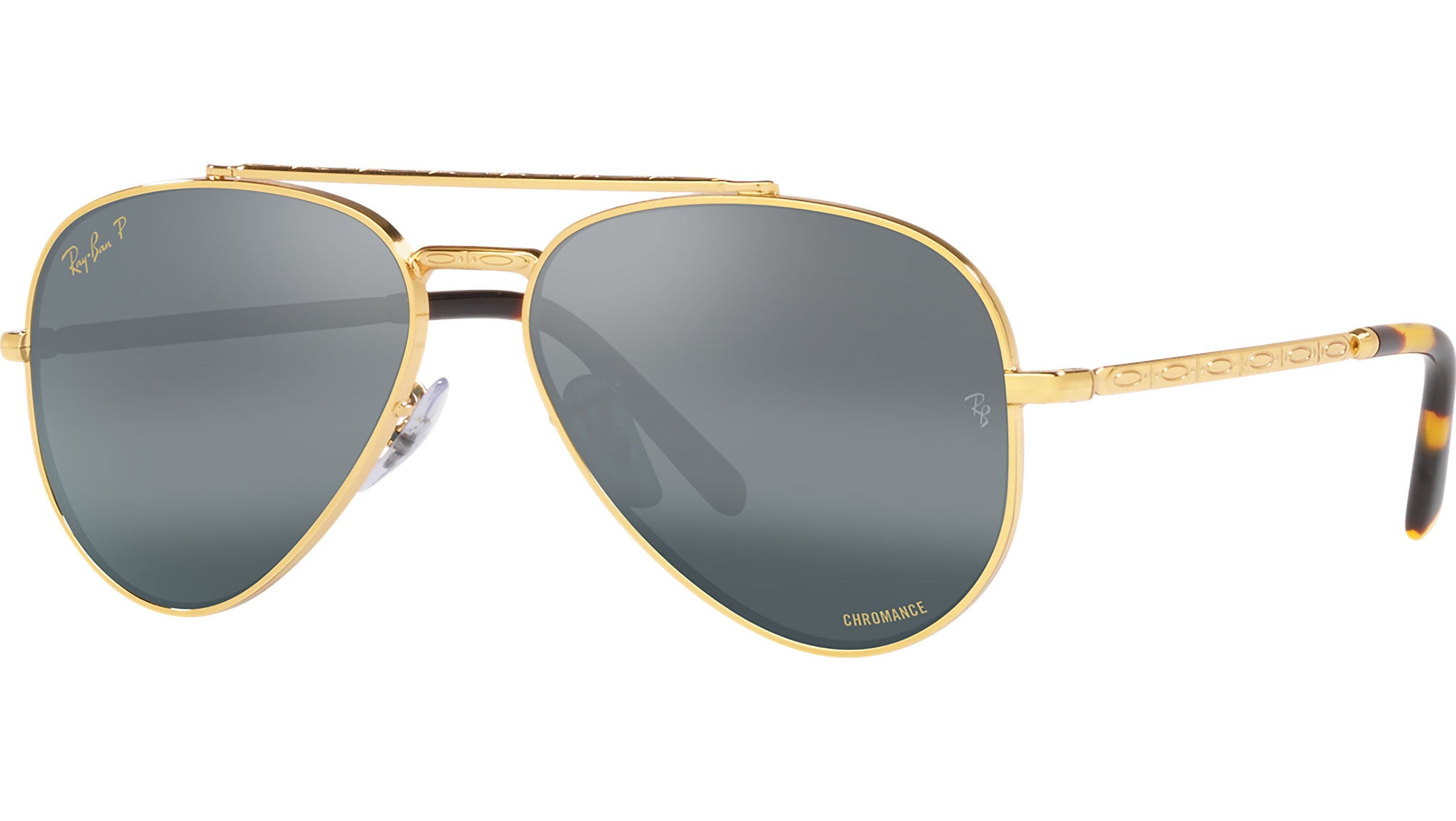 New Aviator RB3625 9196G6 Gold Blue